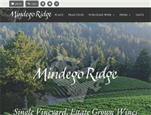 Tablet Screenshot of mindegoridge.com